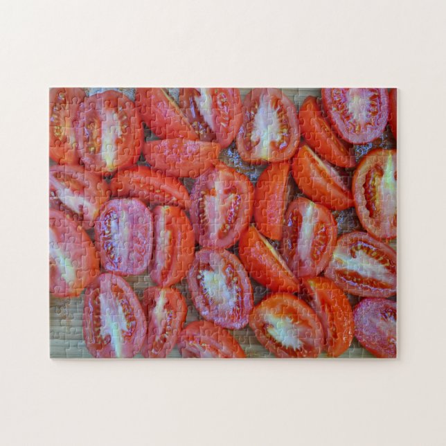 Chopped tomatoes jigsaw puzzle (Horizontal)