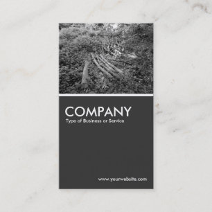Chopped Up Tree - 80pc Grey Business Card