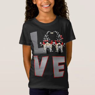 Chopper Biker Gnomes Love Riding Motorcycle - Skul T-Shirt