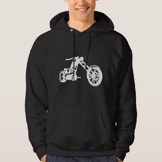 Chopper motorcycle hoodie (Front)