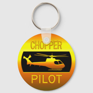Chopper Pilot Key Ring
