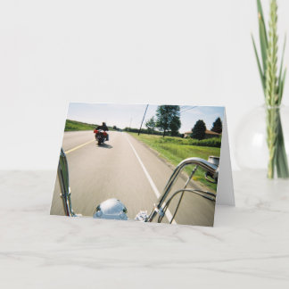 Chopper Rider Greeting Card