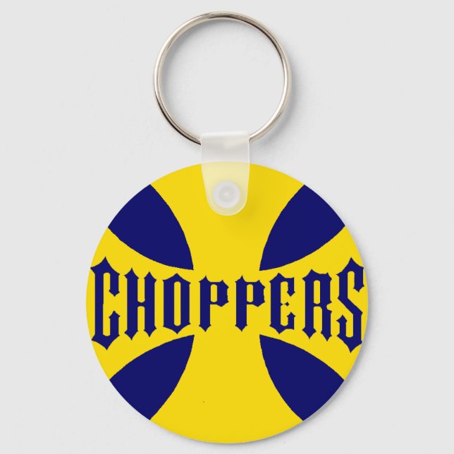 CHOPPERS YELLOW KEY RING (Front)