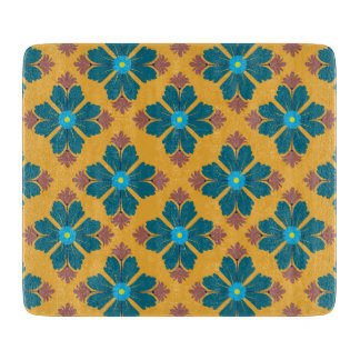 Chopping Board with colorful floral