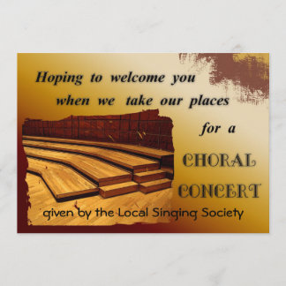 Choral Concert Invitation