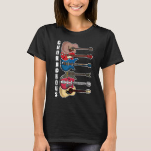 Chordgeous Guitar Player Pun Chord Gorgeous Artis T-Shirt