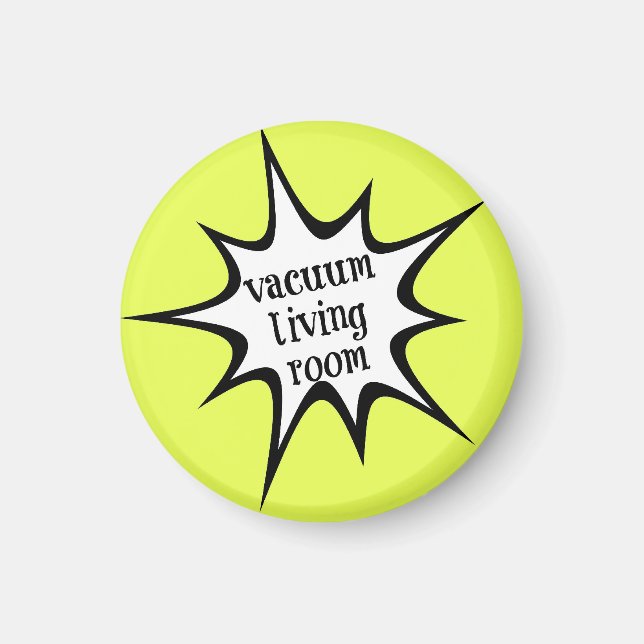 chore chart magnet - vacuum living room (Front)