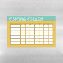 Chore Chart (Yellow)