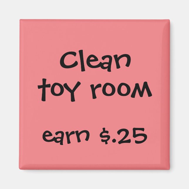 Chore Rewards for Kids Magnet (Front)