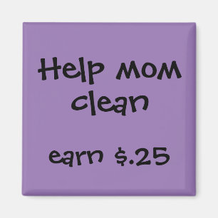 Chore Rewards for Kids Magnet