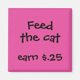 Chore Rewards for Kids Magnet