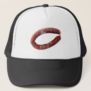 Chorizo sausage isolated as Cut Trucker Hat
