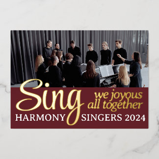 Chorus Choir Merry Christmas Singer Music Photo