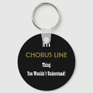 Chorus Line Keychain