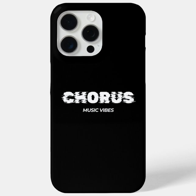 Chorus - Music Vibes Case-Mate iPhone Case (Back)