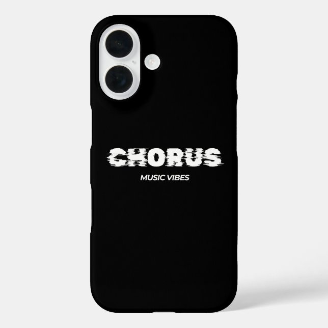 Chorus - Music Vibes Case-Mate iPhone Case (Back)