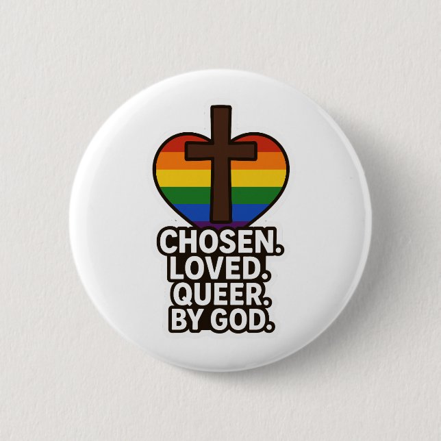 Chosen By God Button (Front)
