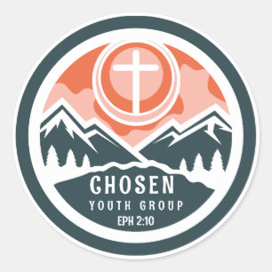 Chosen Christian Youth II Classic Round Sticker