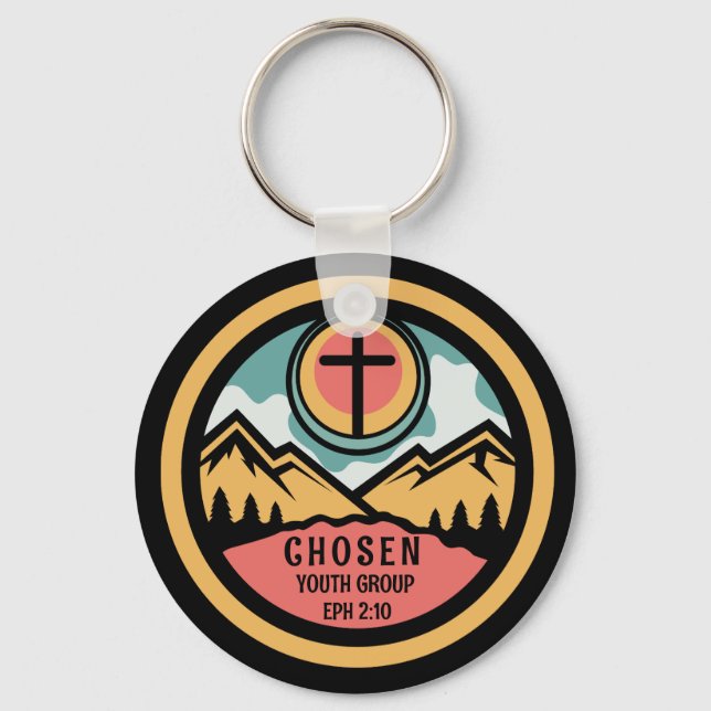 Chosen Christian Youth Key Ring (Front)