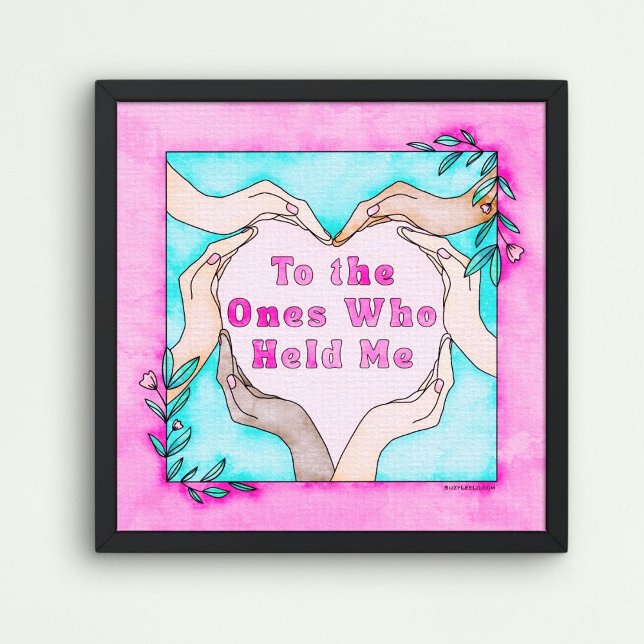 Chosen Family Mother’s Day Colouring Poster (Chosen Family Coloring Poster Sample)