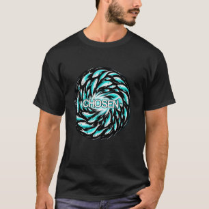 Chosen Fish Swim Against The Mainstream Distressed T-Shirt