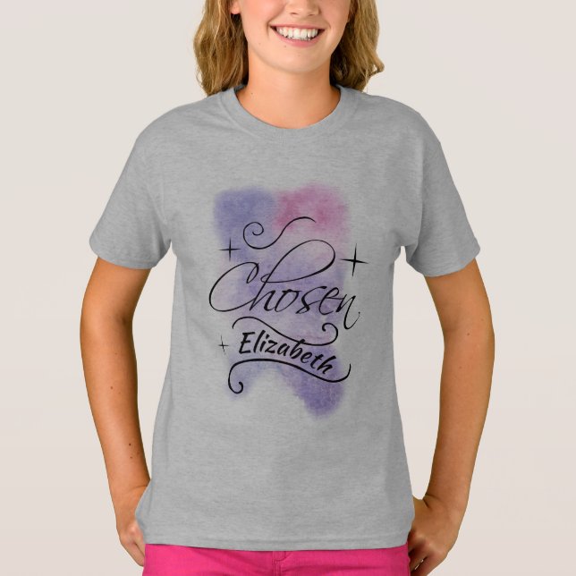Chosen Foster Care, Adoption Theme Personalised T-Shirt (Front)