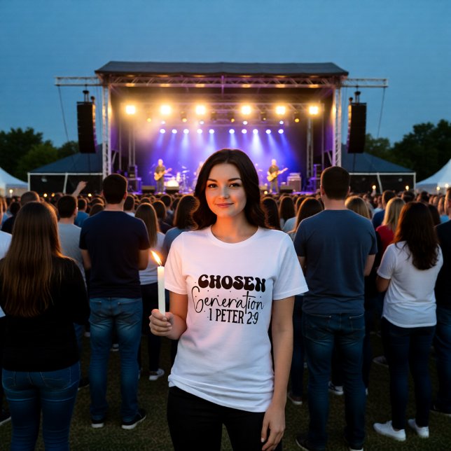 Chosen Generation 1 Peter 2:9 Affirmation Tri-Blend Shirt (Creator Uploaded)