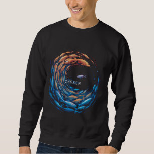 CHOSEN x Fish swim against the current x Bible x C Sweatshirt