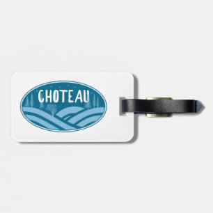 Choteau Montana Outdoors Luggage Tag