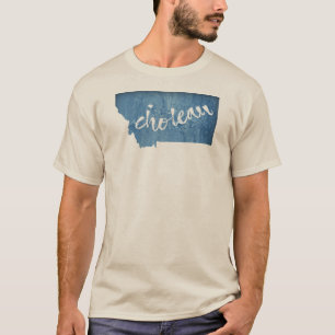 Choteau Montana Wood Grain T-Shirt