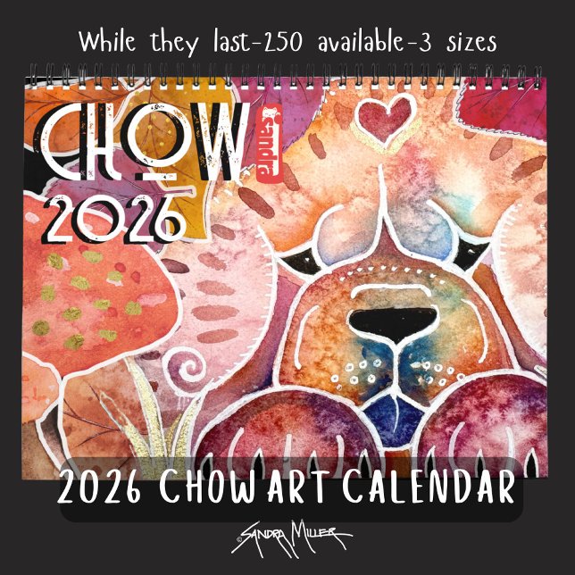 CHOW 2026  Chow Art Calendar by Sandra Miller  (Creator Uploaded)