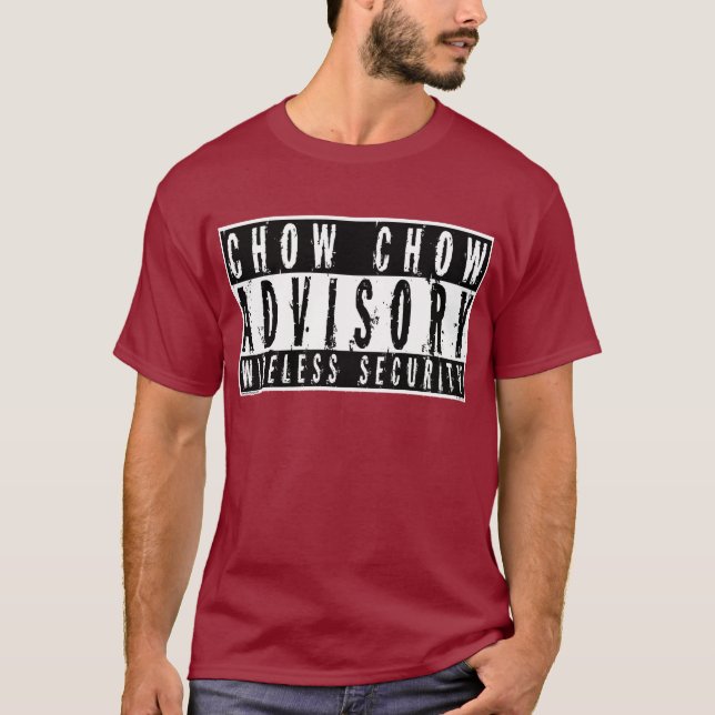 Chow Chow Advisory Wireless Security T-Shirt (Front)