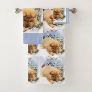 Chow Chow Art Bath Towel Set