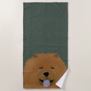 Chow Chow Beach Towel