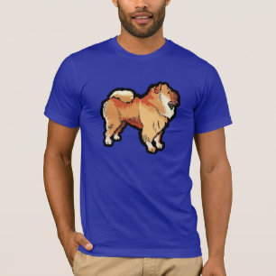 Chow Chow; Blue T-Shirt