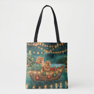 Chow Chow Christmas Festive Voyage Tote Bag