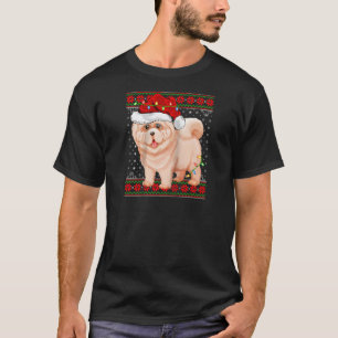Chow Chow Christmas Lights Ugly Sweater Chow Chow 