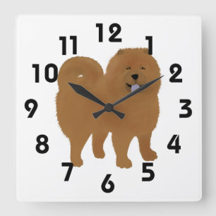 Chow Chow Clock