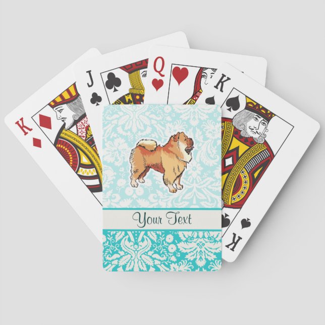 Chow Chow; Cute Playing Cards (Back)