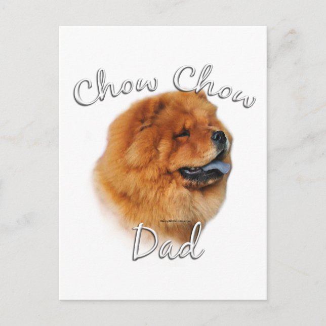 Chow Chow Dad 2 Postcard (Front)