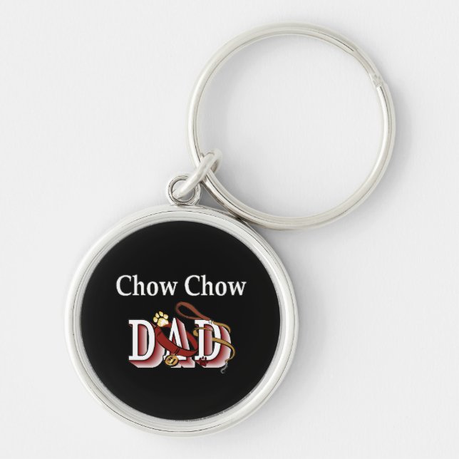 Chow Chow DAD Key Ring (Front)