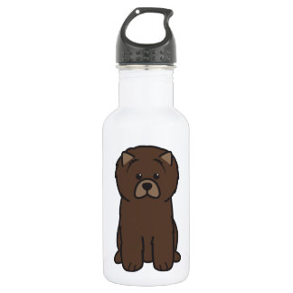 Chow Chow Dog Cartoon 532 Ml Water Bottle