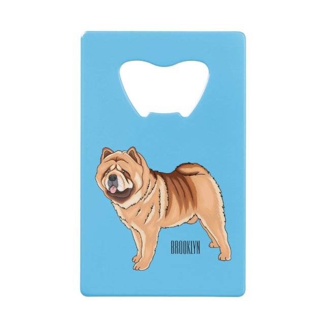 Chow Chow dog cartoon illustration (Front)