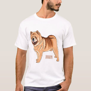 Chow Chow dog cartoon illustration  T-Shirt