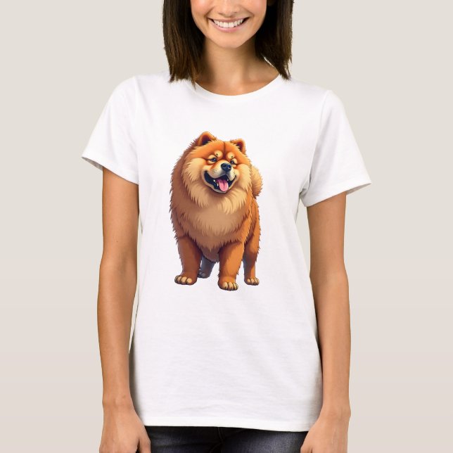 Chow Chow Dog Chinese Dog Breed for a Chow Chow Co T-Shirt (Front)