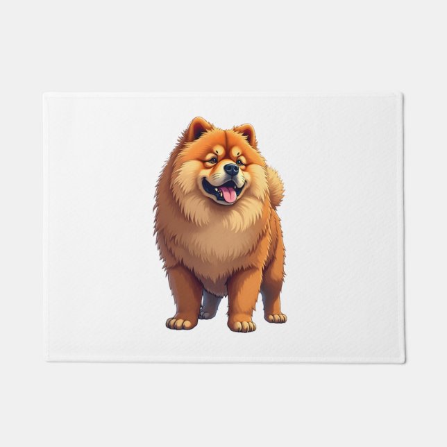 Chow Chow Dog Chinese Dog Breed for a Chow Chow   Doormat (Front)