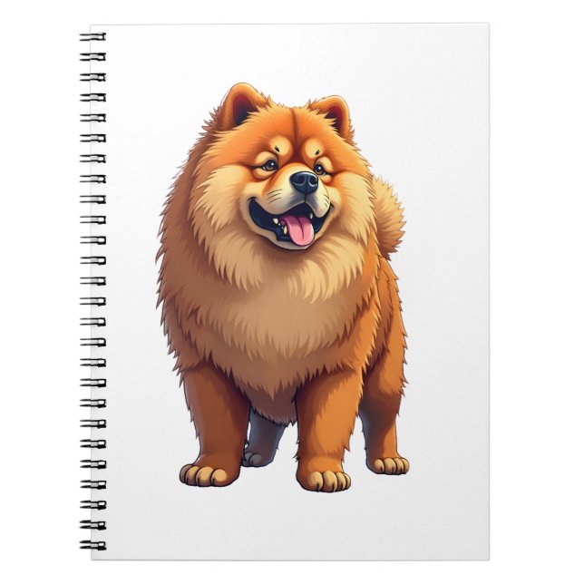 Chow Chow Dog Chinese Dog Breed for a Chow Chow   Notebook (Front)