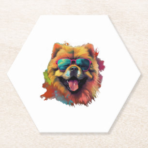 Chow Chow Dog Chinese Dog Breed for a Chow Chow Paper Coaster