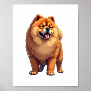 Chow Chow Dog Chinese Dog Breed for a Chow Chow   Poster