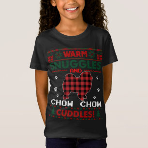 Chow Chow Dog Christmas Pajama Ugly Christmas Swea T-Shirt